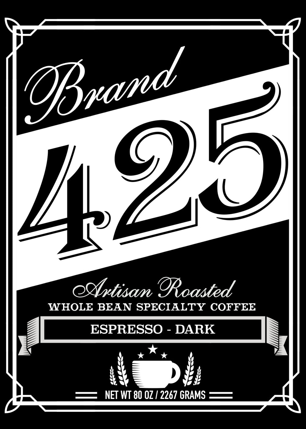 Texas Coffee Roasters Specialty Espresso Dark Roast 80oz / 2267grams