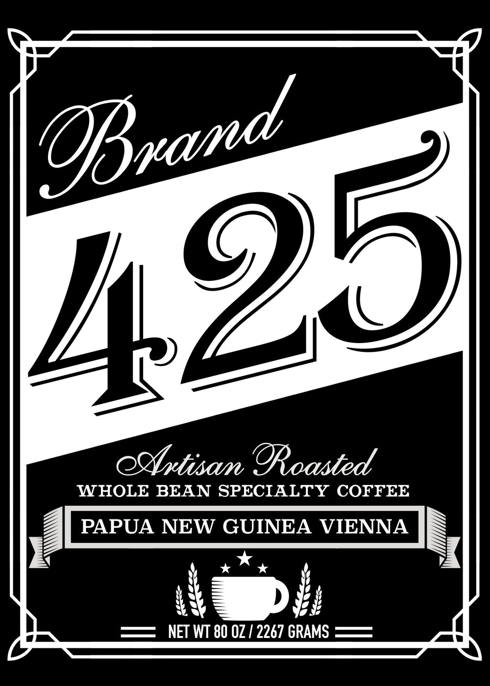 Texas Craft Coffee Roasters Papua New Guinea Vienna Roast 80oz / 2267grams